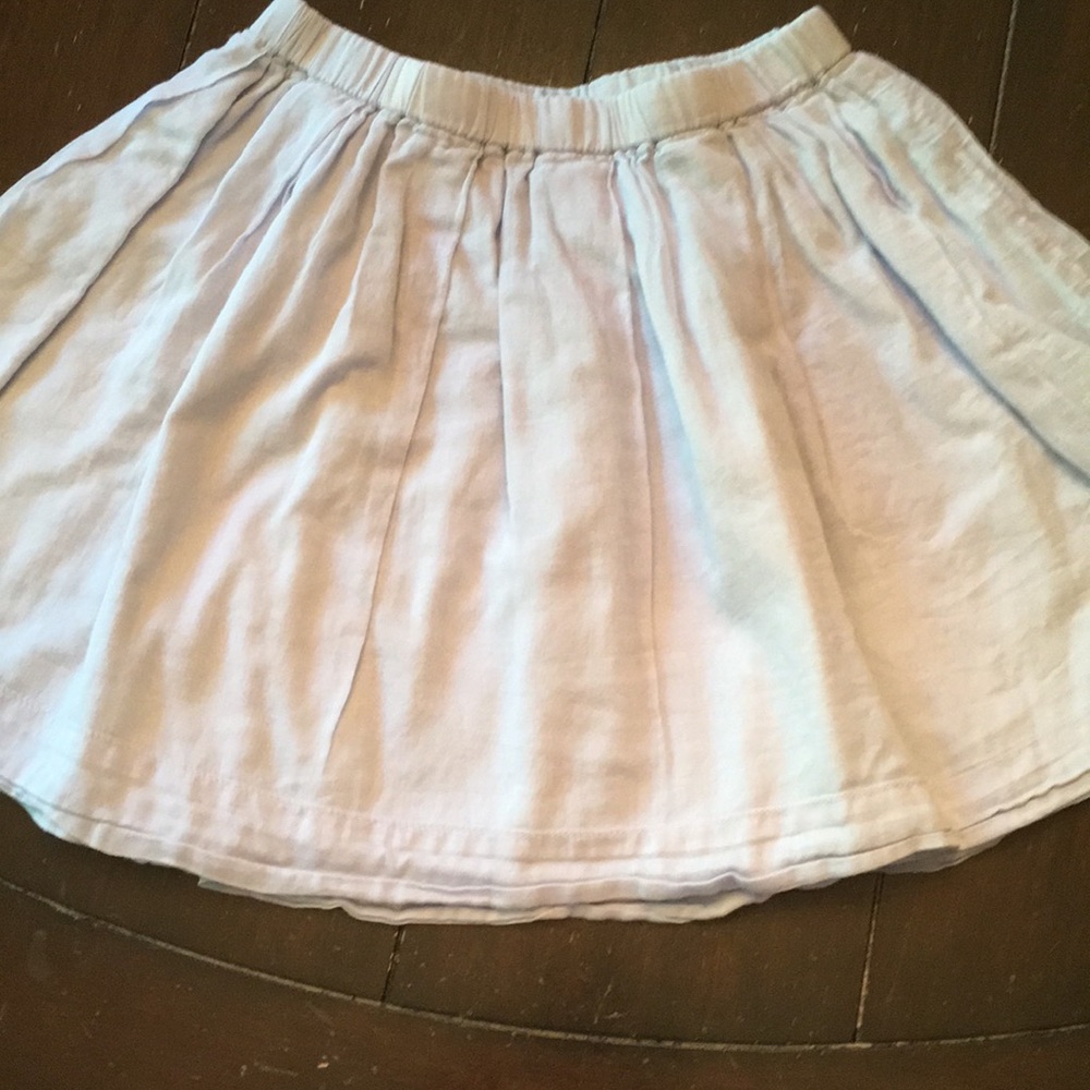J Crew Crewcuts Blue Cotton Mini Skirt-6/7